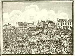 Peterloo-i mészárlás alkotó: English School