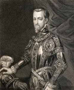II. Fülöp, az 1855-ben megjelent „II. Fülöp uralkodásának története” c. alkotó: English School