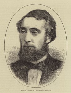 Philip Phillips, az éneklő zarándok (metszet) alkotó: English School