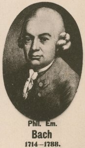 Philipp Emanuel Bach (metszet) alkotó: English School