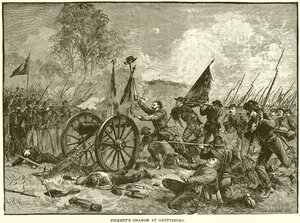 Pickett vádja Gettysburgban alkotó: English School