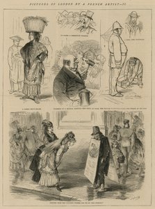 Egy francia művész londoni képei alkotó: English School