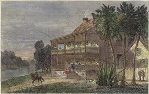 Wohnsitz eines Pflanzers am Cumbee River