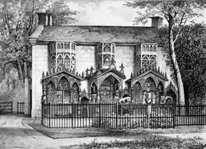 Plas Newydd, Llangollen közelében, Walesben, Lady Eleanor Butler és Miss Ponsonby székhelye alkotó: English School