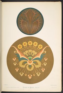 lemez iv  , a Studies in Designból. [60 színes tábla.] alkotó: English School