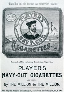 Játékosok Navy Cut Cigarettes, 20. század alkotó: English School