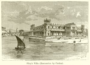 Plinys villa (Canina restaurálása) alkotó: English School