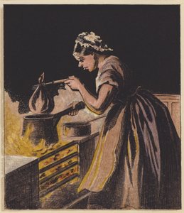 Szilvapuding forró, szilvapuding hideg (színes litho) alkotó: English School