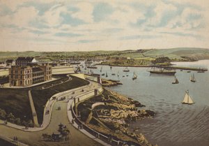Plymouth: Biological Institute and Cattewater (színes litho) alkotó: English School