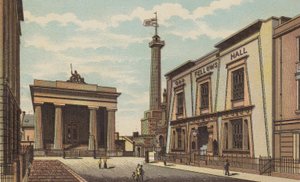 Plymouth: Guildhall, Devonport (színes litho) alkotó: English School
