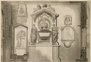 Poets Corner, Westminster Abbey, London alkotó: English School