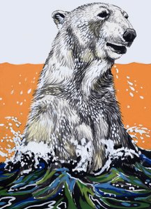 Polar Bear (gouache, papír) alkotó: English School