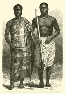 Rendőrtiszt (Appolonia férfi), Assinie-ben, Gold Coastban, és Fanti tolmács alkotó: English School