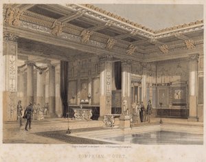 Pompei udvar, Crystal Palace, Sydenham alkotó: English School