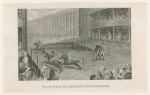Poney Race az Astleys Amphitheaterben alkotó: English School