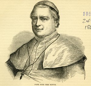 Pius pápa (metszet) alkotó: English School