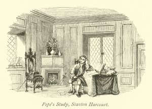 Popes Study, Stanton Harcourt alkotó: English School
