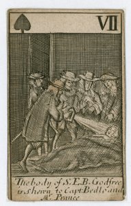 Popish Plot játékkártya (metszet) alkotó: English School