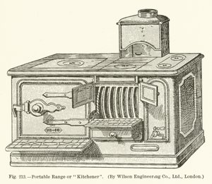 Portable Range vagy Kitchener, a Wilson Engineering Company; London