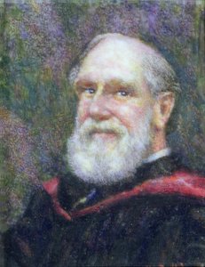 William Odling (1829-1921) miniatűr portréja