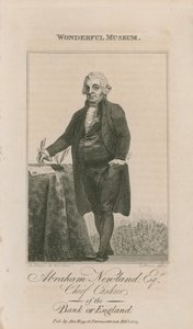 Abraham Newland portréja alkotó: English School