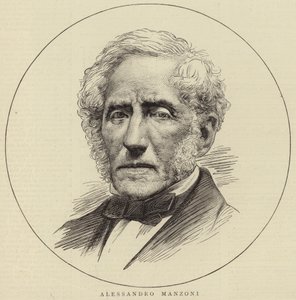 Alessandro Manzoni portréja alkotó: English School