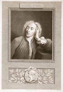 Alexander Pope portréja, David Humes illusztrációja Anglia története, kocsma. R. Bowyer, London, 1812 alkotó: English School