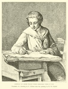 Carle Vernet portréja tizennégy évesen alkotó: English School