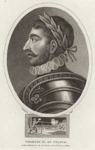 IX. Károly francia portréja alkotó: English School