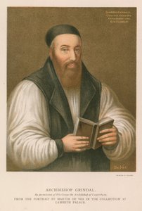 Edmund Grindal portréja alkotó: English School