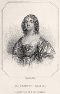 Elizabeth Cecil, Devonshire grófnőjének portréja, 1835 alkotó: English School