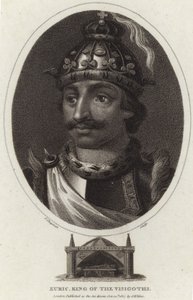 Eurik, a vizigótok királyának portréja alkotó: English School