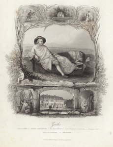 Goethe portréja alkotó: English School