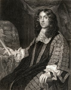 Heneage Finch portréja (1621-82), a Lodges British Portraits-ból, 1823 alkotó: English School