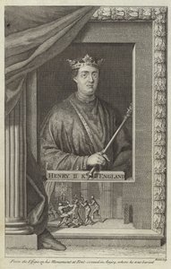 II. Henrik angol portréja alkotó: English School