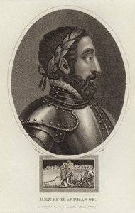 II. Henrik francia portréja alkotó: English School