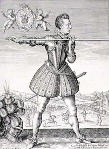 Henrik walesi herceg (1594-1612) portréja Simon de Passe (1595-1647) metszetében 1612 (metszet) alkotó: English School