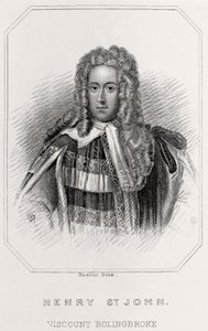 Henry St. John, Bolingbroke vikomt portréja, 1835 alkotó: English School