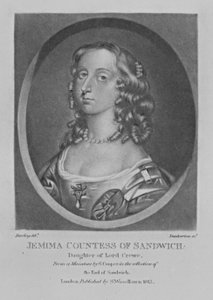 Jemima szendvics grófnő portréja a „Characters Illustrious in British History”-ból, Richard Earlom és Charles Turner, 1815 alkotó: English School