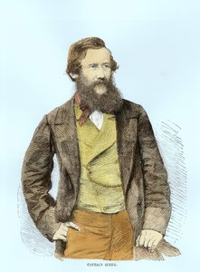 Portrait of John Hanning Speke (1827-64)  (later colouration) alkotó: English School