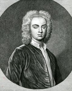 Porträt von John Stanley (1712-86) (Stich) von English School