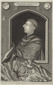 Lancaster János, Bedford hercegének portréja alkotó: English School