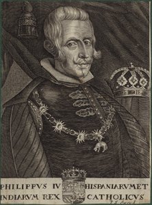 IV. Fülöp spanyol király portréja alkotó: English School