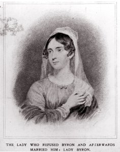 Lady Byron portréja (1792-1863) alkotó: English School