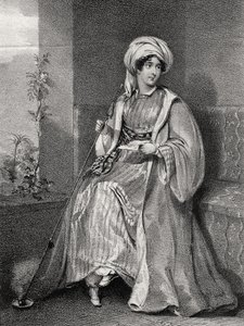 Lady Hester Stanhope portréja, alkotó: English School