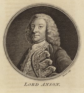 Lord Anson portréja alkotó: English School