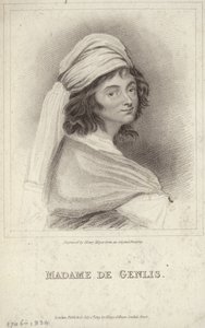 Madame de Genlis portréja alkotó: English School