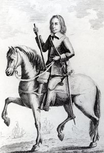 Desborough vezérőrnagy portréja lóháton alkotó: English School