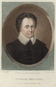 Michael Drayton portréja (színes metszet) alkotó: English School