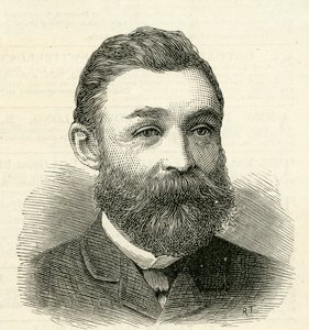 Mr. R.Urwin, a Tyne fejlesztési biztosok titkárának portréja, 1884 alkotó: English School